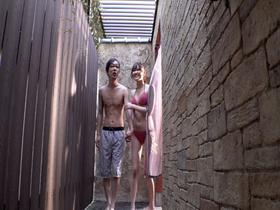 人目を忍んで露天風呂でヤリまくる素人カップル盗撮　サンプル画像07